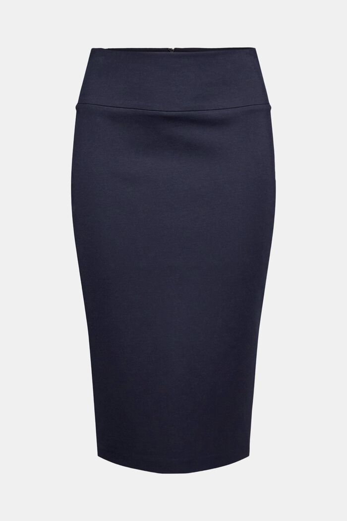 SOFT PUNTO mix + match strečová sukně, NAVY, detail image number 2
