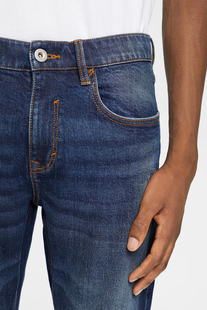 Strečové džíny, BLUE DARK WASHED, detail image number 3