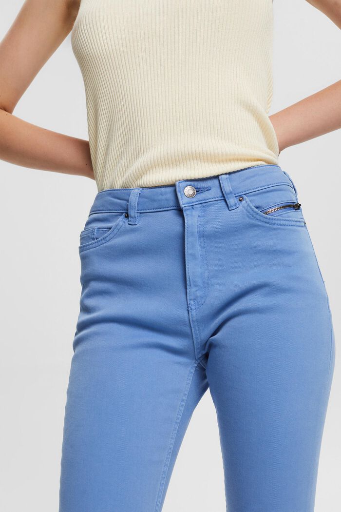 Strečové kalhoty s detaily v podobě zipů, LIGHT BLUE LAVENDER, detail image number 0