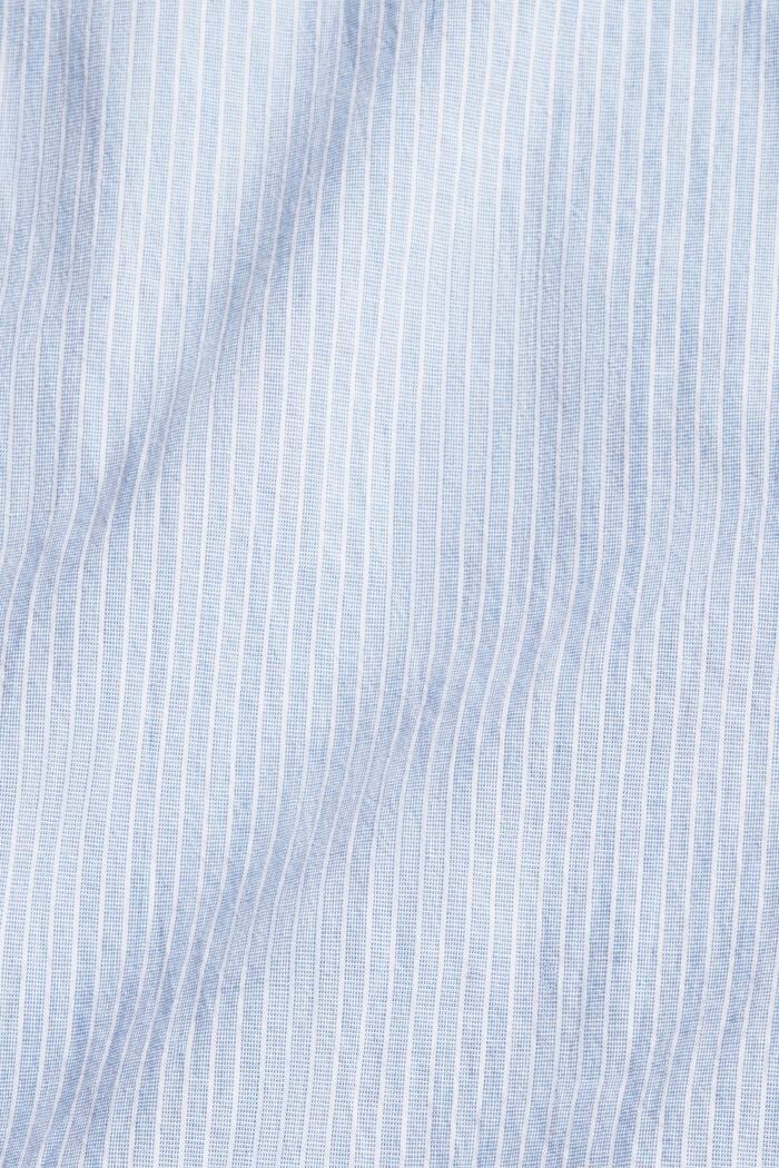 Košilové šaty z bavlny, LIGHT BLUE, detail image number 4