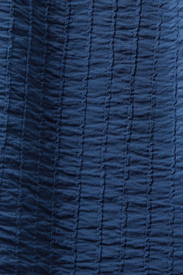 Texturovaná halenka s dlouhým rukávem, GREY BLUE, detail image number 1