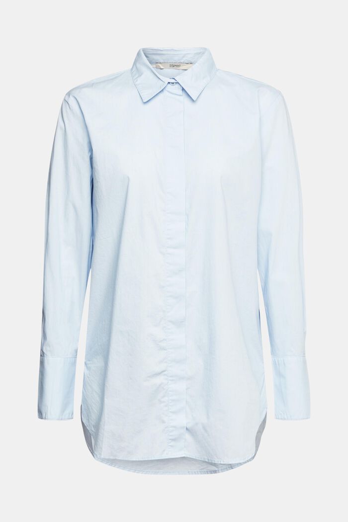 Košilová halenka oversize, LIGHT BLUE, detail image number 8