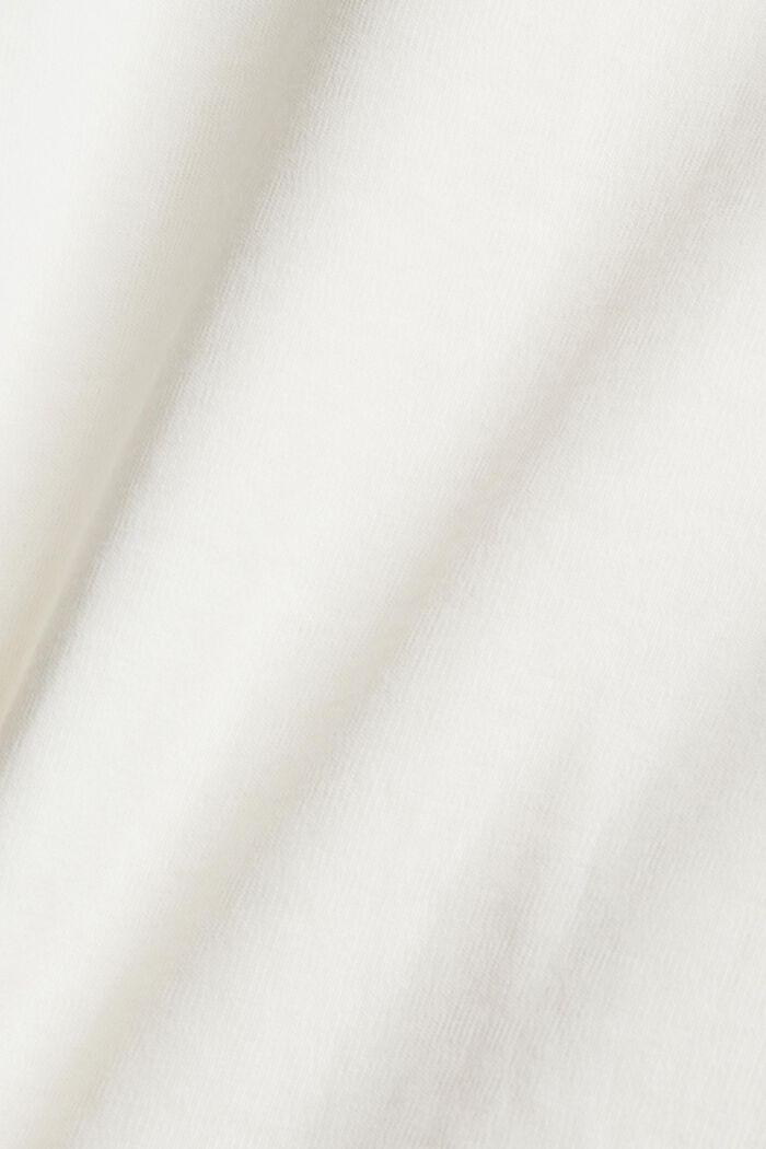 Teplákové kalhoty ze směsi s bavlnou, OFF WHITE, detail image number 1