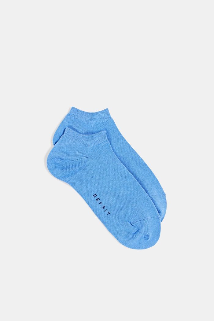 2 páry ponožek, bio bavlna, CORNFLOWER BLUE, detail image number 0