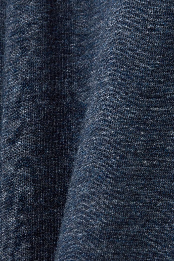 Žerzejová polokošile z bavlny, NAVY, detail image number 4