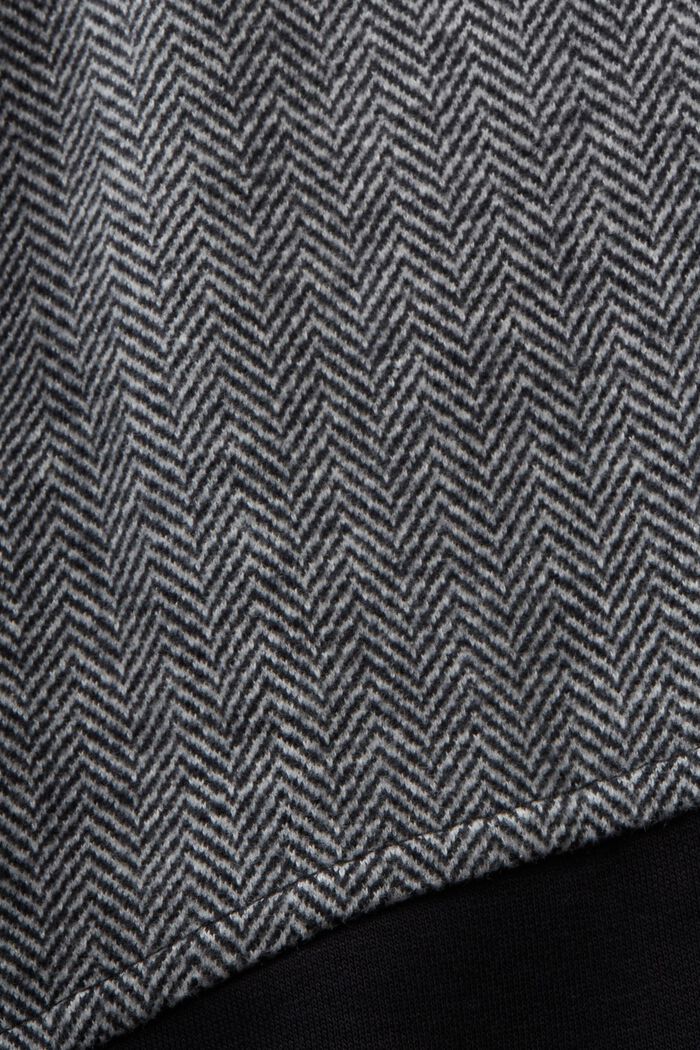 Sportovní mikina na zip s kapucí, BLACK, detail image number 5
