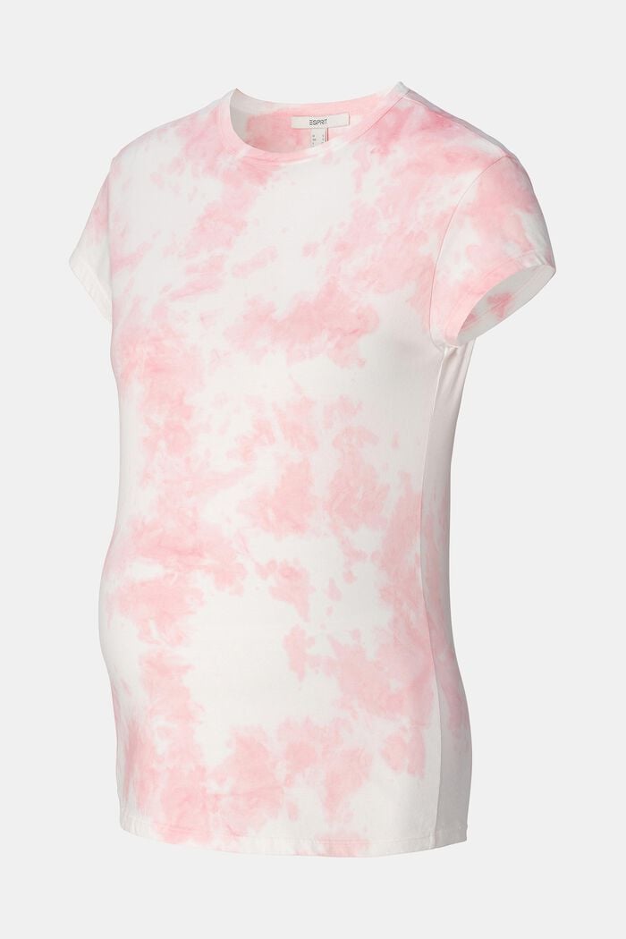 Bavlněné tričko, batika ice dye, BLUSH, detail image number 4