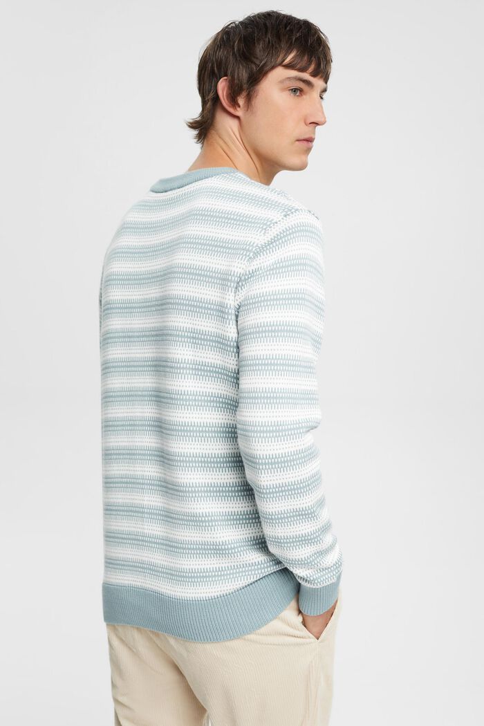 Pruhovaný pulovr, GREY BLUE, detail image number 3