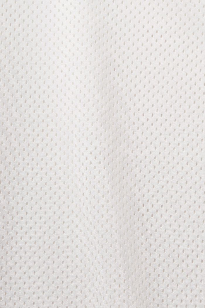 Tričko z volné pleteniny a se špičatým výstřihem, OFF WHITE, detail image number 4
