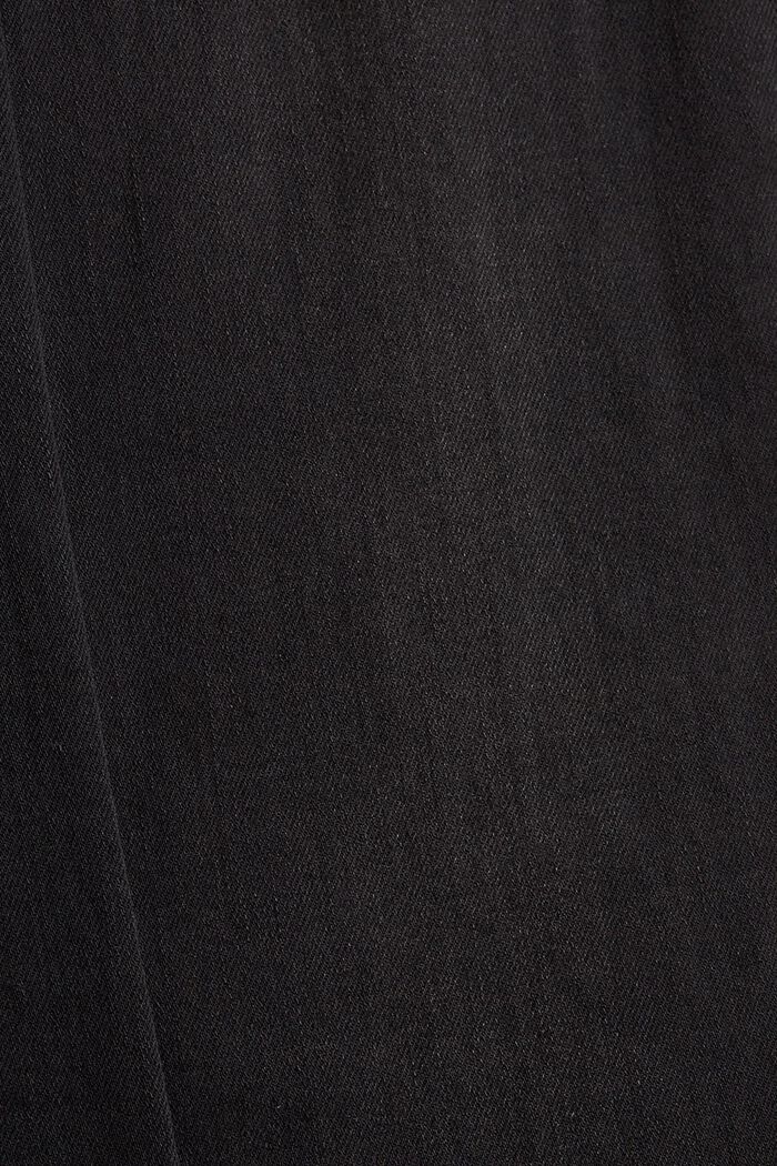 Strečové džíny s bio bavlnou, BLACK DARK WASHED, detail image number 4
