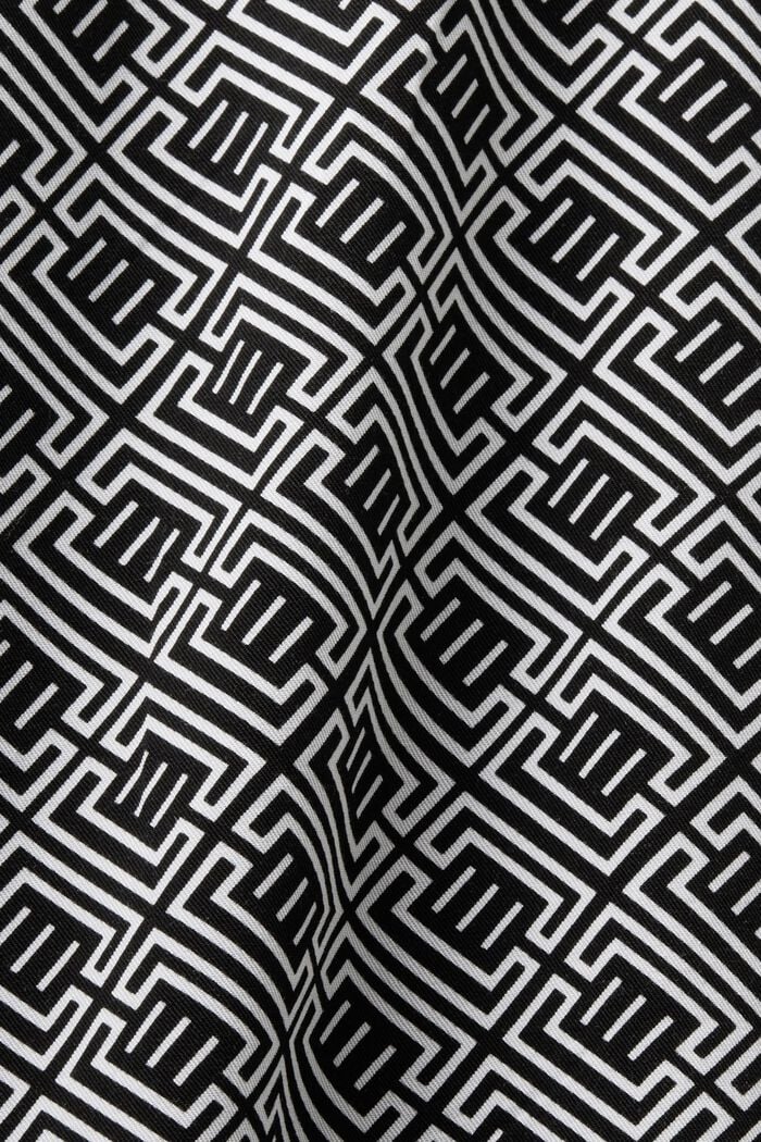 Variabilní sarong s potiskem, BLACK, detail image number 5