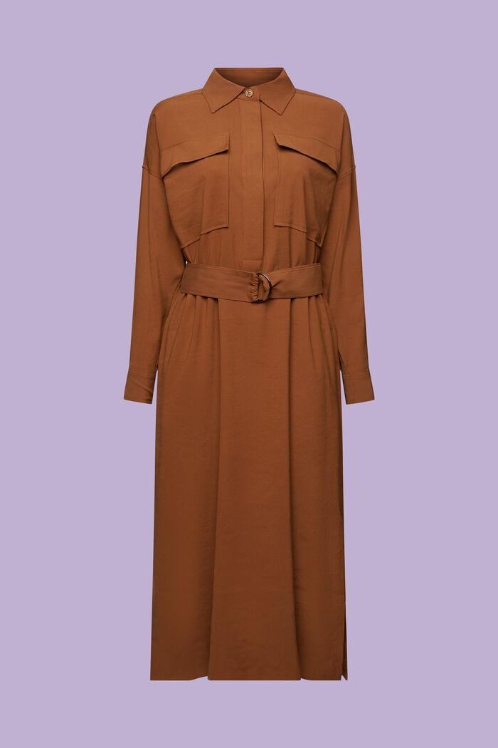Oversize košilové midi šaty, BARK, detail image number 6