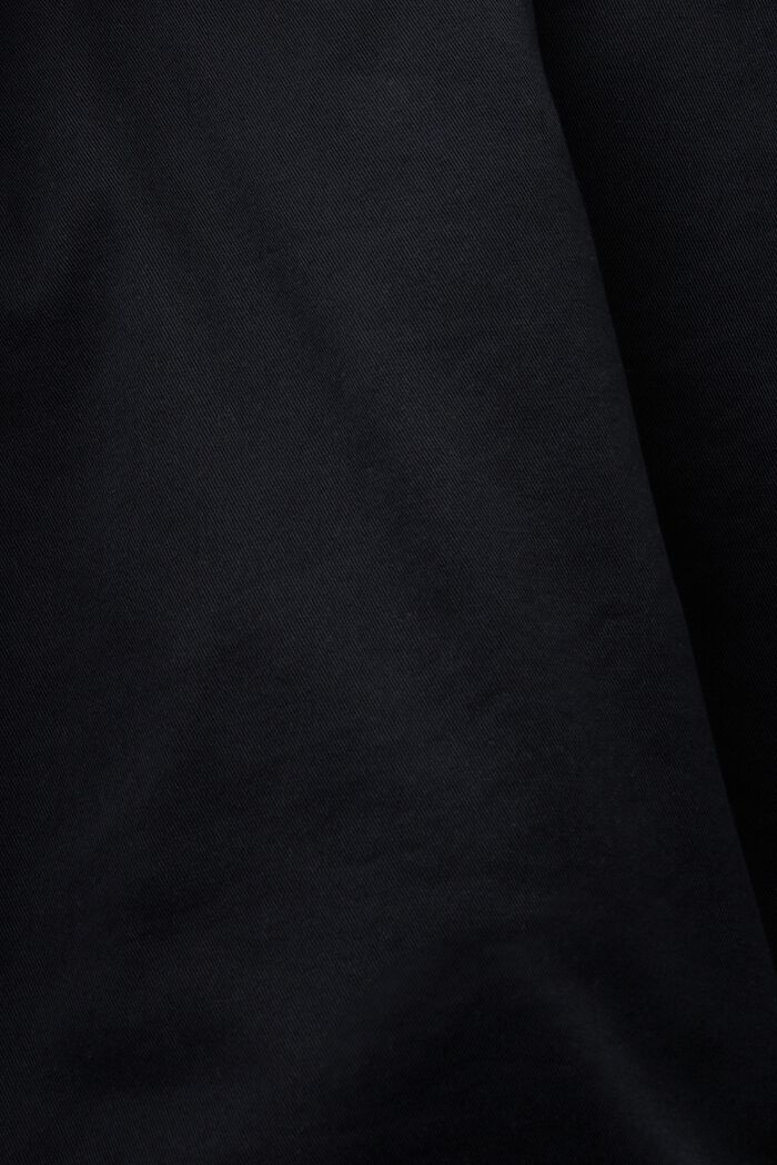 Keprové šortky s náplety, BLACK, detail image number 6