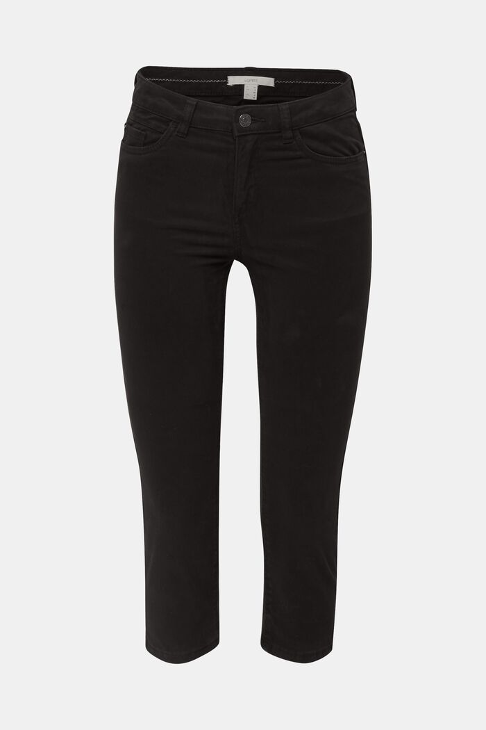 Měkké capri kalhoty s lycra xtra life™, BLACK, detail image number 0