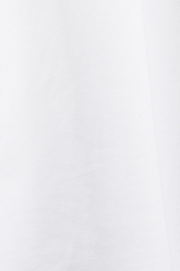 Zkrácené tričko se třpytivou páskou, WHITE, detail image number 4