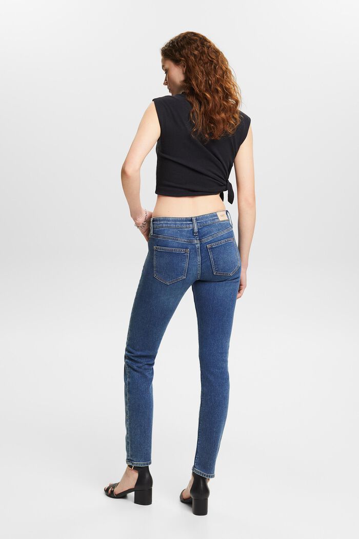Strečové džíny s úzkým střihem Slim Fit, BLUE MEDIUM WASHED, detail image number 2
