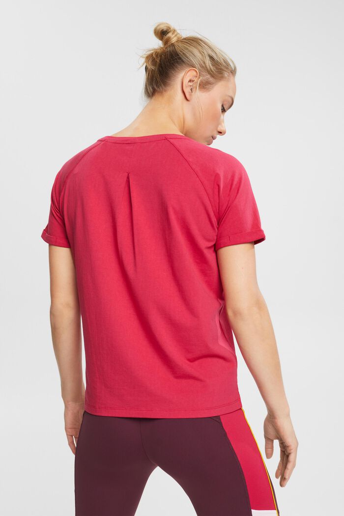 Tričko s ohrnutými manžetami, CHERRY RED, detail image number 3