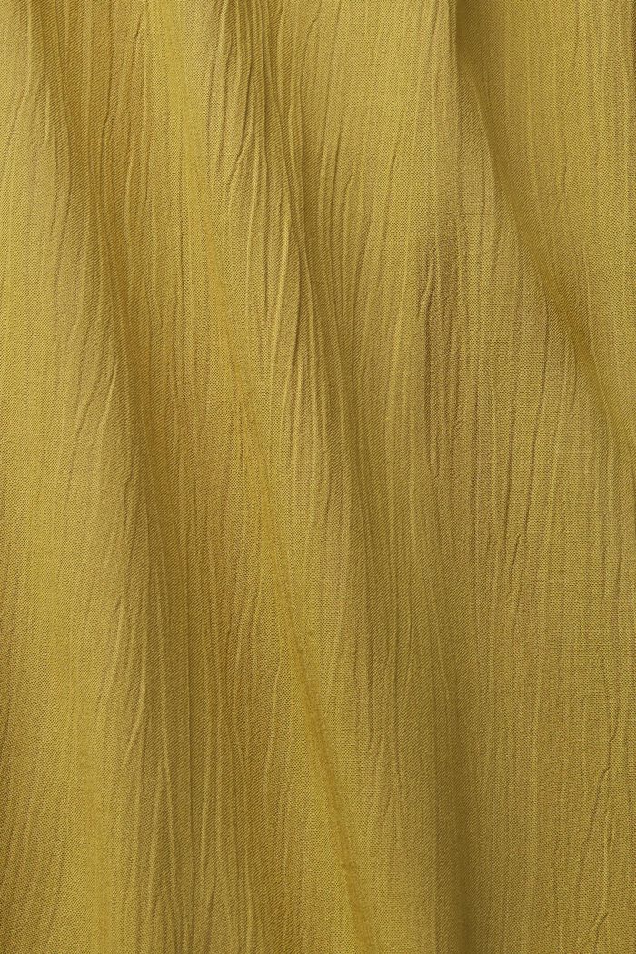 Maxi šaty z vláken LENZING™ ECOVERO™, OLIVE, detail image number 7