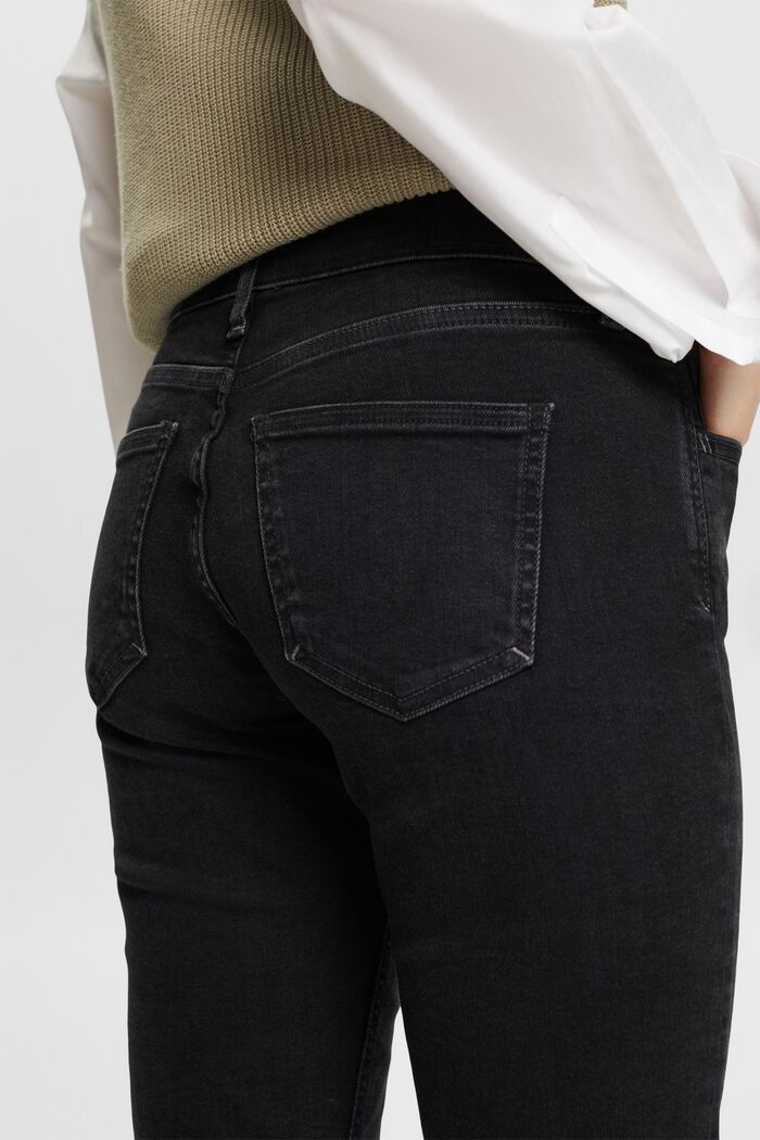 Z recyklovaného materiálu: strečové džíny se střihem Slim Fit, BLACK RINSE, detail image number 4