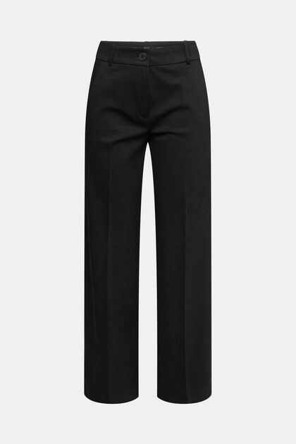 SPORTY PUNTO mix & match kalhoty s rovnými nohavicemi, BLACK, overview
