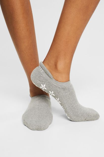 Nízké protiskluzové ponožky, směs s bio bavlnou