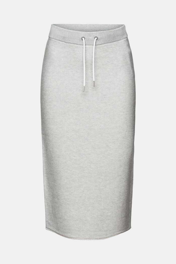 Midi sukně z teplákoviny, LIGHT GREY, detail image number 6