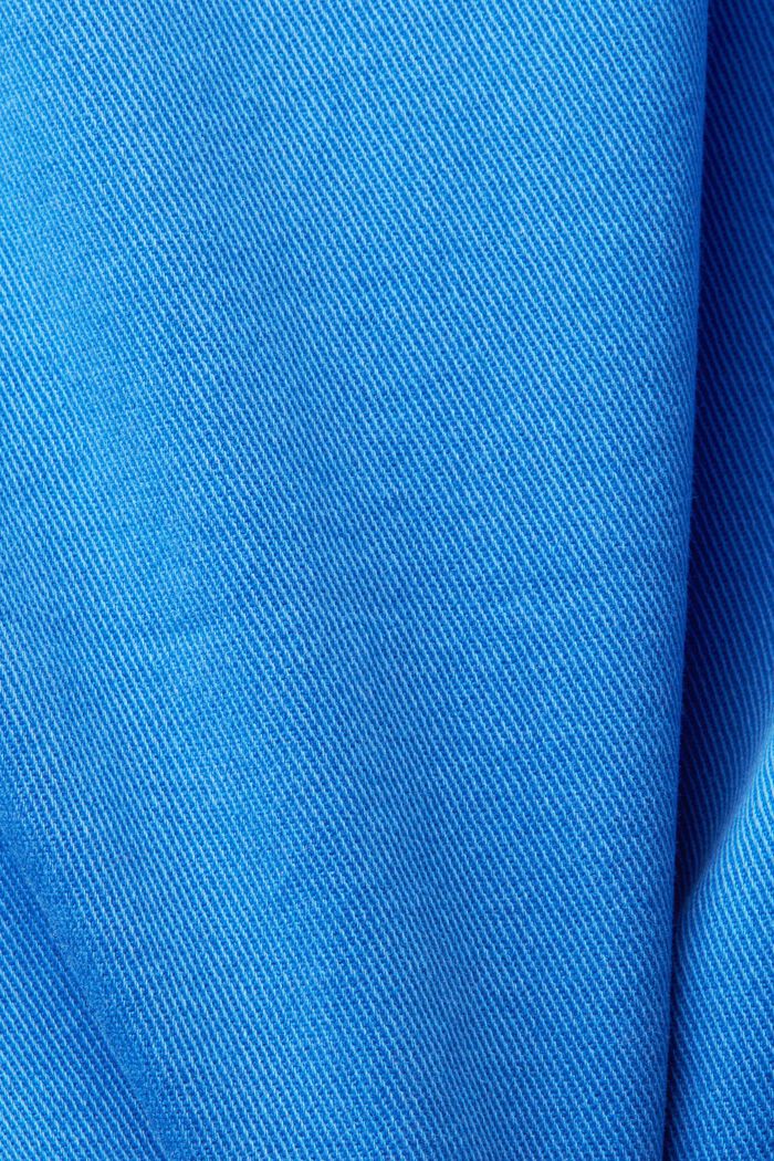 Capri kalhoty z bio bavlny, BRIGHT BLUE, detail image number 5