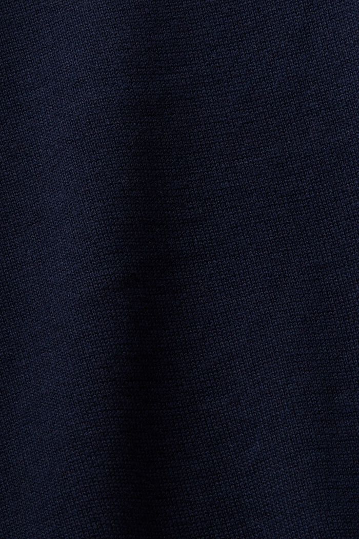 Bavlněný pulovr s kulatým výstřihem, NAVY, detail image number 5