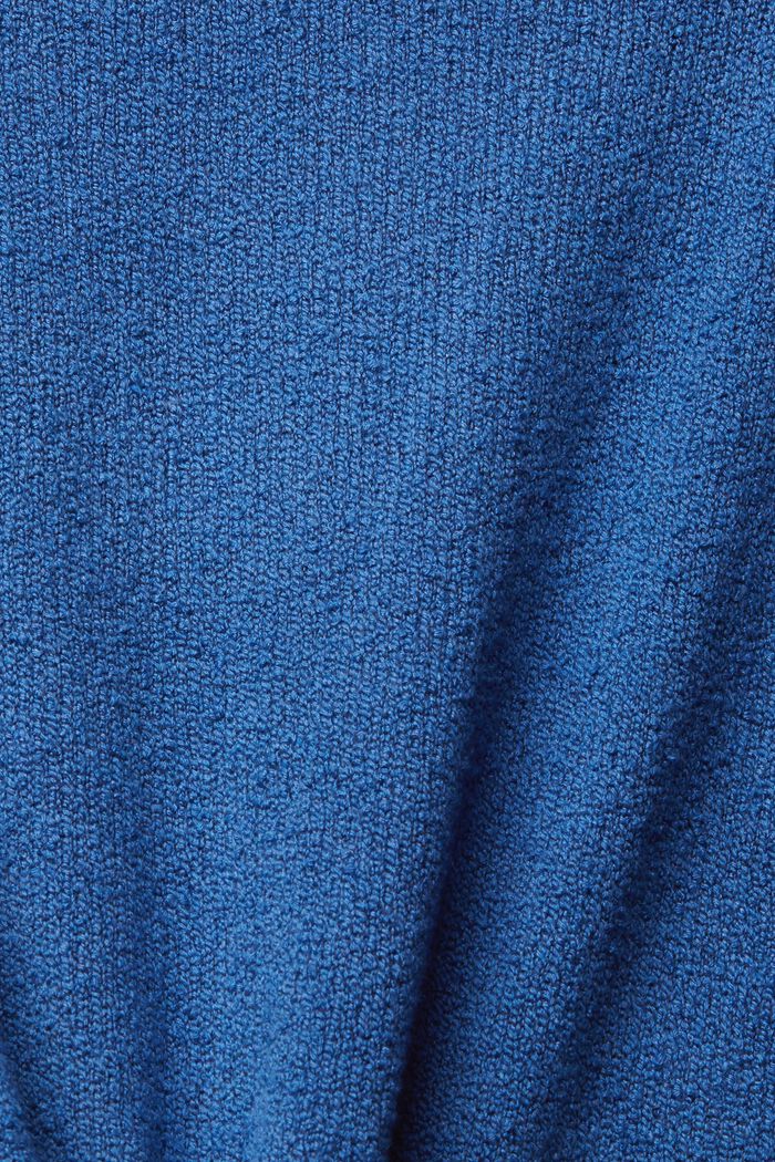 Vesta z pleteniny se strukturou, BLUE, detail image number 6