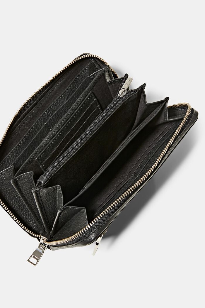 Kožená peněženka, BLACK, detail image number 3