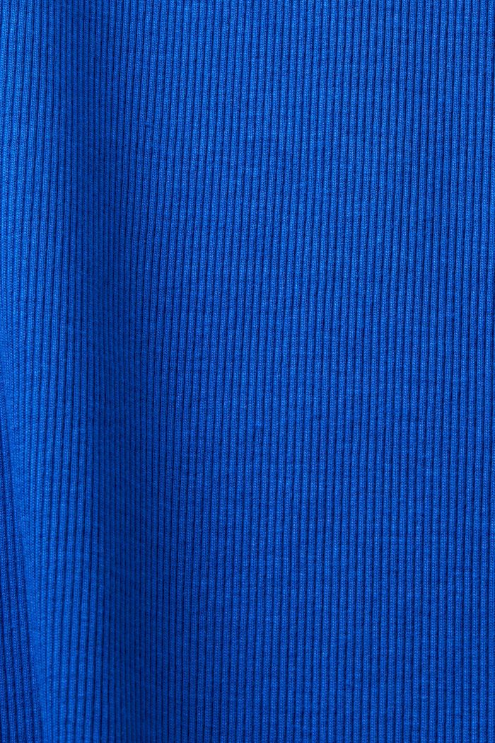 Žebrové tílko, BRIGHT BLUE, detail image number 5