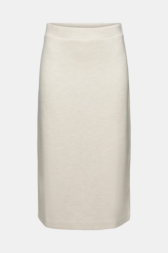 Midi sukně z žebrované pleteniny, ICE, detail image number 6