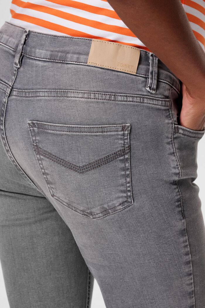 MATERNITY skinny džíny s pásem přes bříško, GREY DENIM, detail image number 1