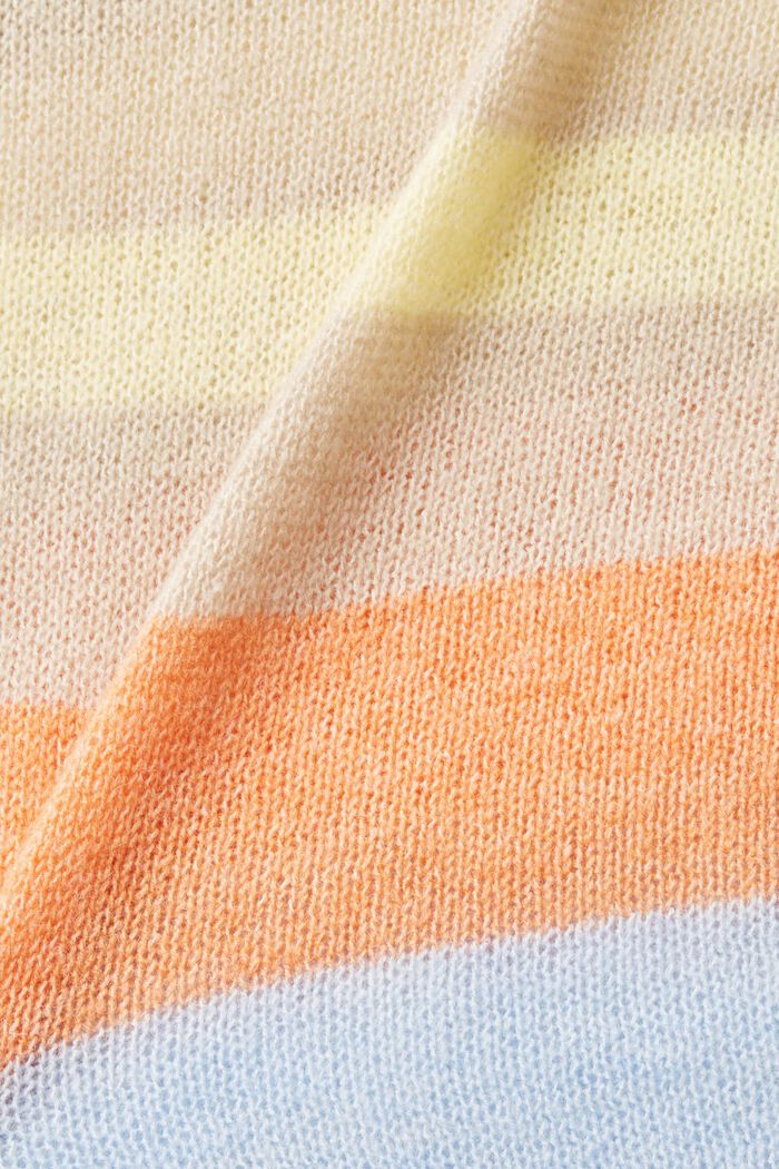 Proužkovaný pletený pulovr, LIGHT TAUPE, detail image number 5