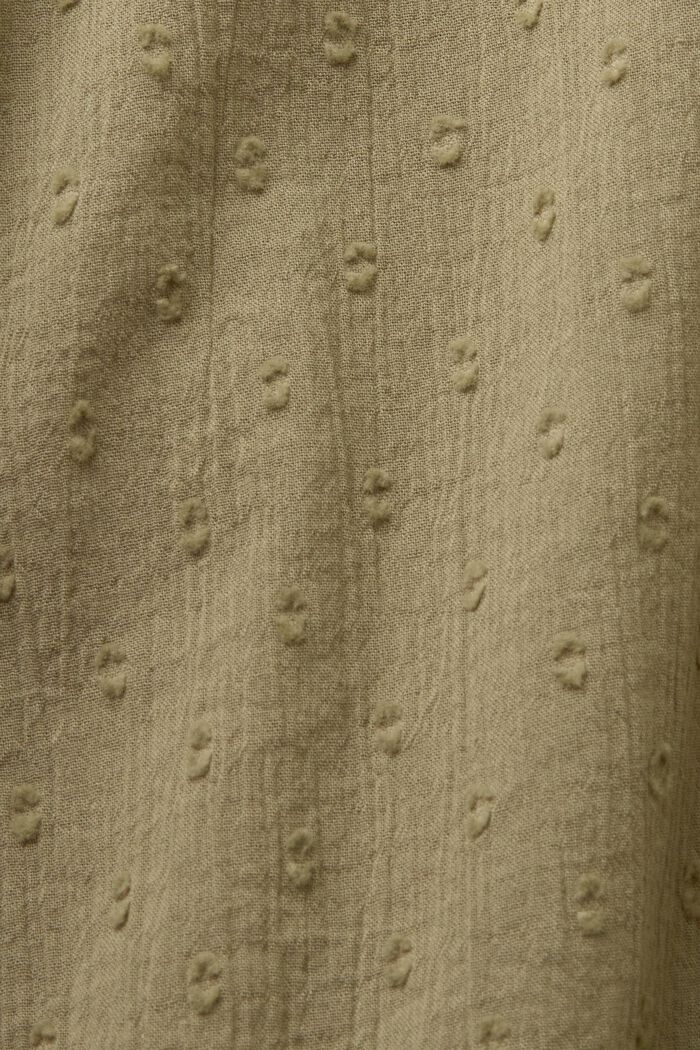 Plumetis halenka, 100 % bavlna, LIGHT KHAKI, detail image number 5