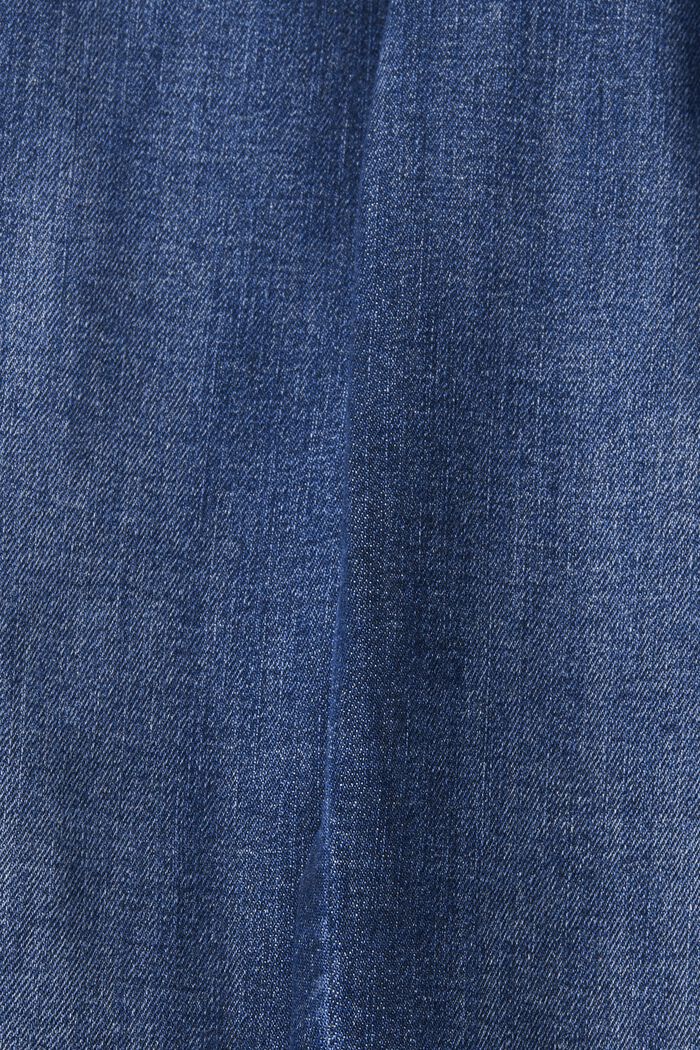 Strečové skinny džíny s vysokým pasem, BLUE DARK WASHED, detail image number 6