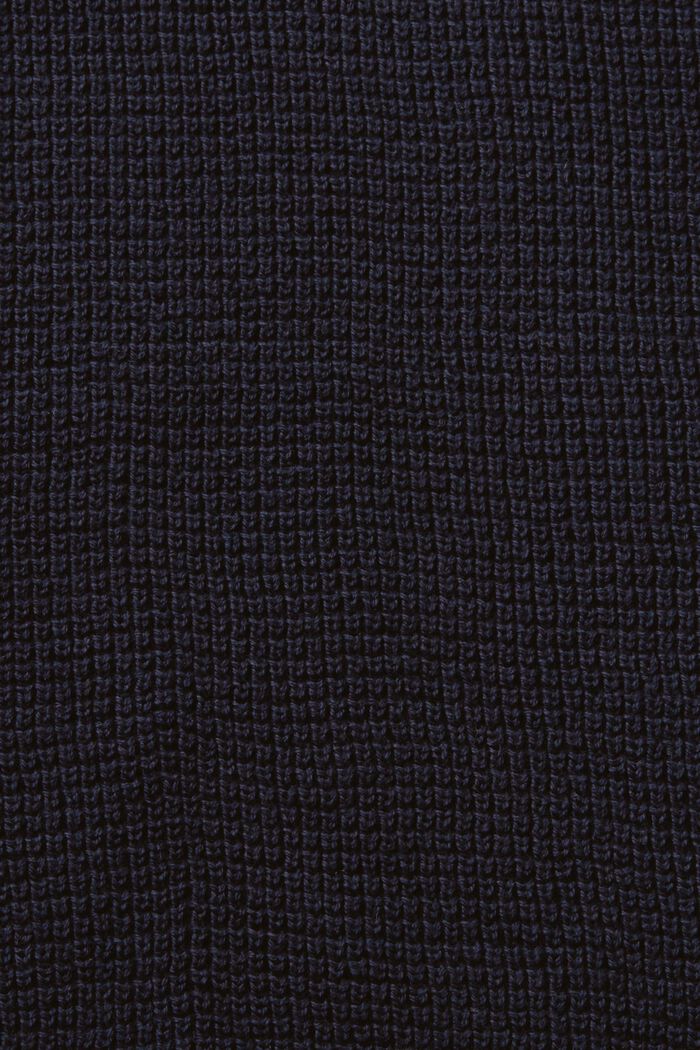Bavlněný troyer na zip, NAVY, detail image number 4