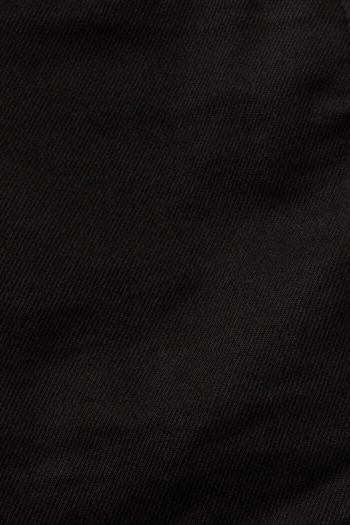 Džíny se střední výškou pasu a s rovným střihem, BLACK RINSE, detail image number 5