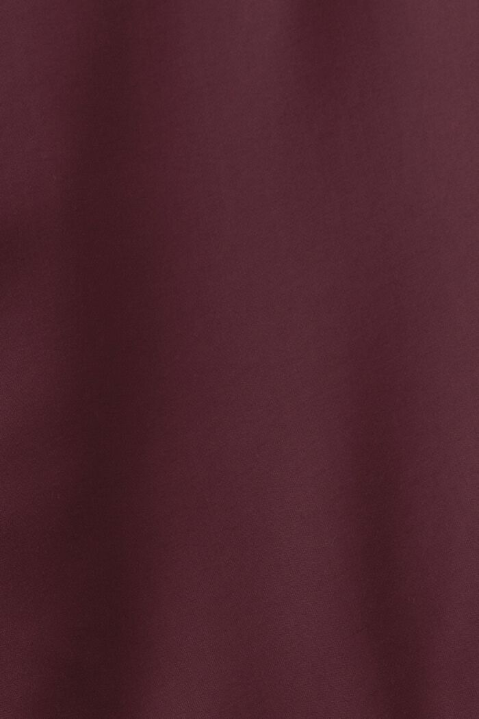 Saténová košilka, LENZING™ ECOVERO™, BORDEAUX RED, detail image number 5