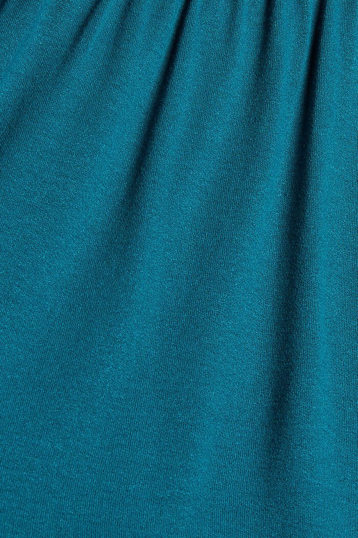 Žerzejové šaty s rýšky, LENZING™ ECOVERO™, EMERALD GREEN, detail image number 4