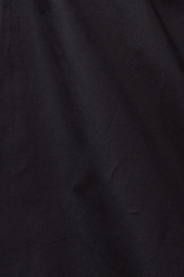 Popelínová halenka s bluzonovými rukávy, BLACK, detail image number 4
