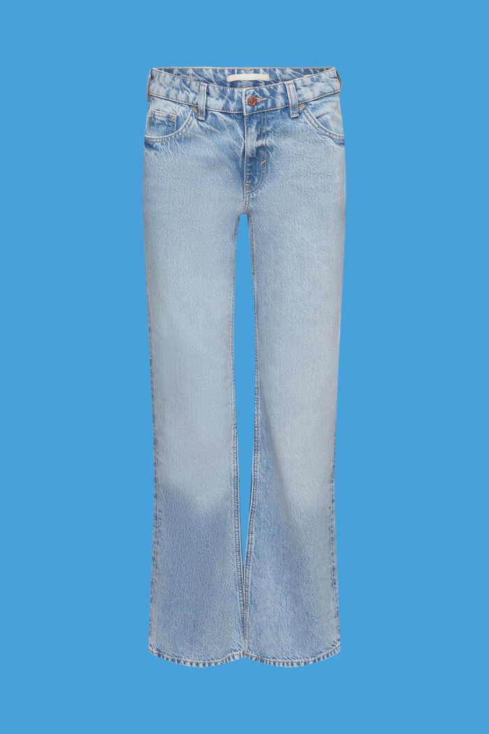 Rozšířené retro džíny se středně vysokým pasem, BLUE MEDIUM WASHED, detail image number 6