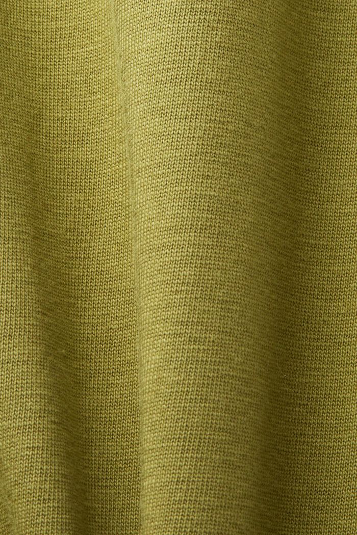 Tričkové šaty v midi délce, PISTACHIO GREEN, detail image number 5