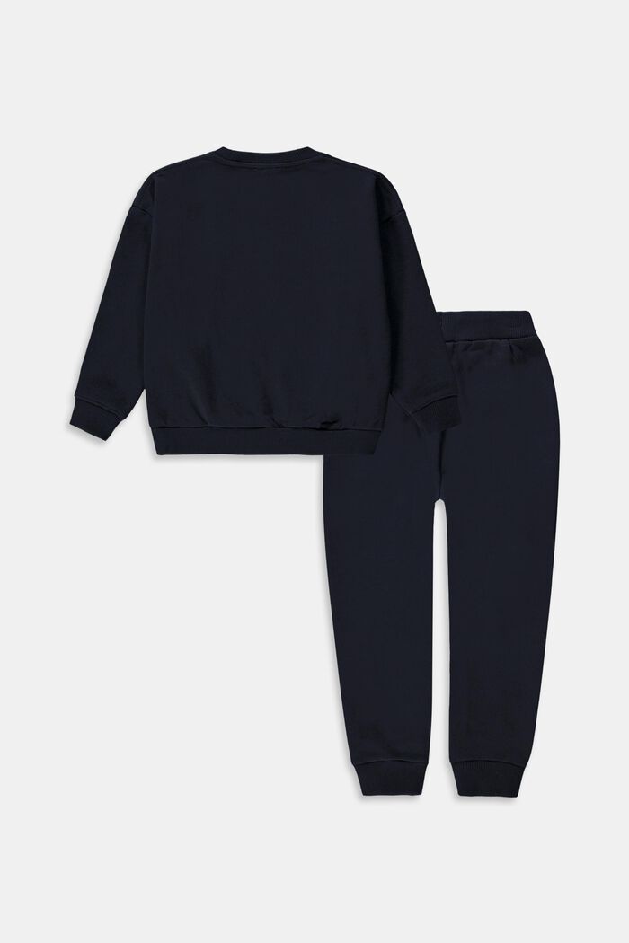Souprava: mikina a joggingové kalhoty, 100% bavlna, NAVY, detail image number 1