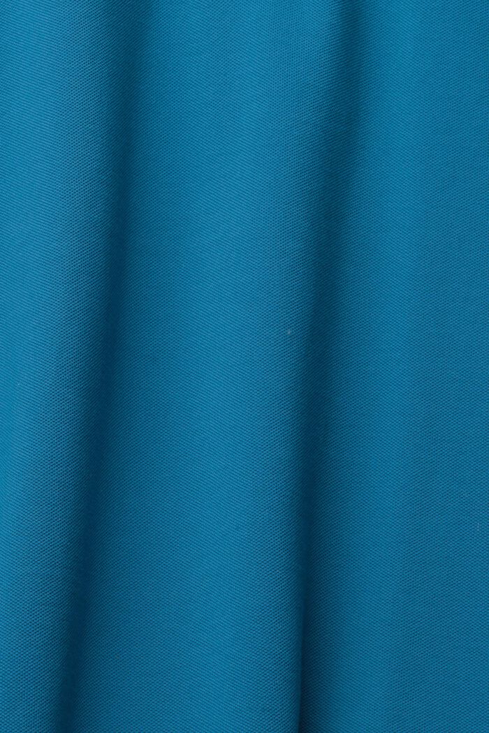 Polokošile z piké z bavlny, PETROL BLUE, detail image number 1