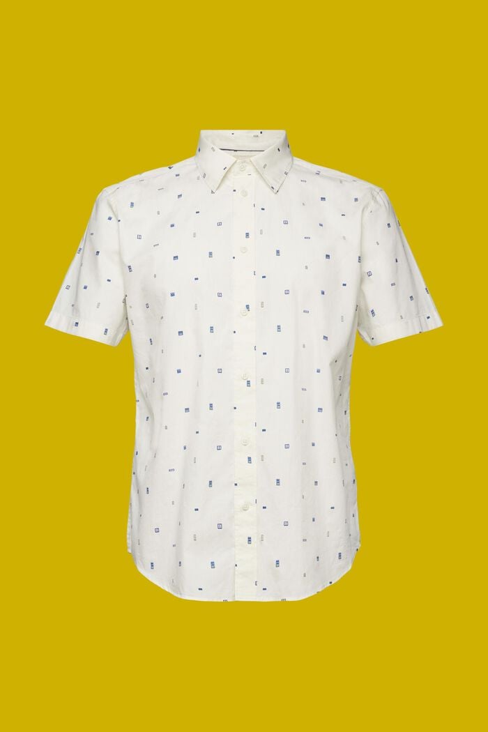 Vzorovaná košile s krátkým rukávem, 100% bavlna, ICE, detail image number 6