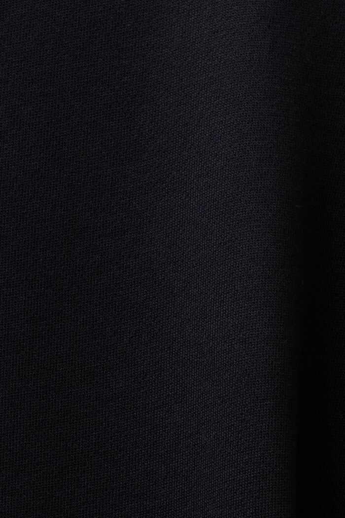 Oversize mikina s potiskem, BLACK, detail image number 6