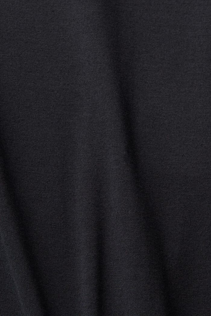 Tričko s pajetkami, LENZING™ ECOVERO™, BLACK, detail image number 6