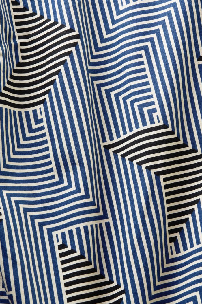 Košile s geometrickým potiskem, střih Regular Fit, BRIGHT BLUE, detail image number 4