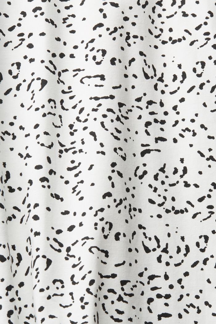 CURVY Tričko s natištěným vzorem, bio bavlna, OFF WHITE, detail image number 0
